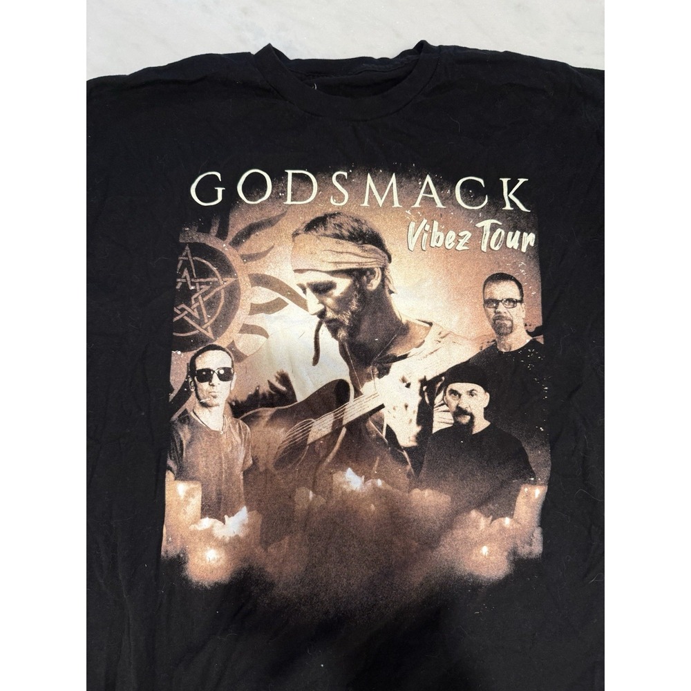 Godsmack‎ Vibez Tour 2024 Tshirt XXXL Acoustic Grunge Stories Concert Y2K Band